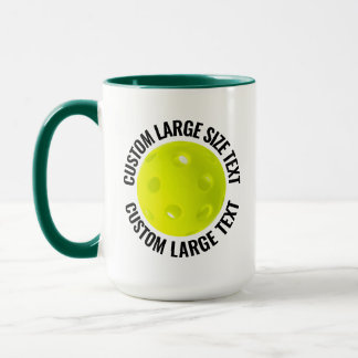 Caneca Grande Combo HUN. GREEN 15oz Pickleball Personaliz