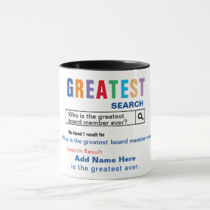 Caneca Grande Conselho Membro Gift Mug