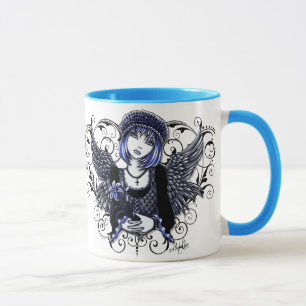 Caneca grande de 15 onças do anjo de Tabitha