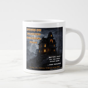 Caneca Grande de Café Haunted Squirrel Peak