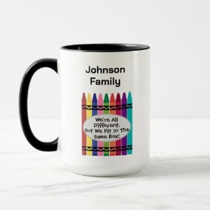 Caneca Grande de Cores Reunião de Família