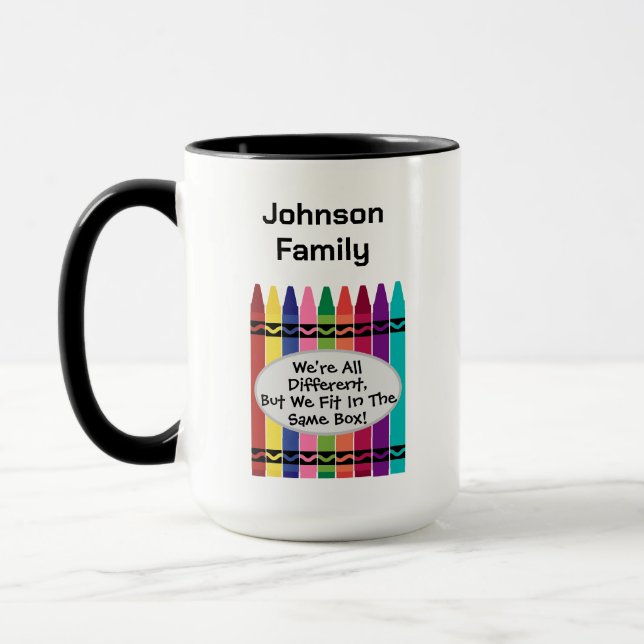 Caneca Grande de Cores Reunião de Família (Esquerda)