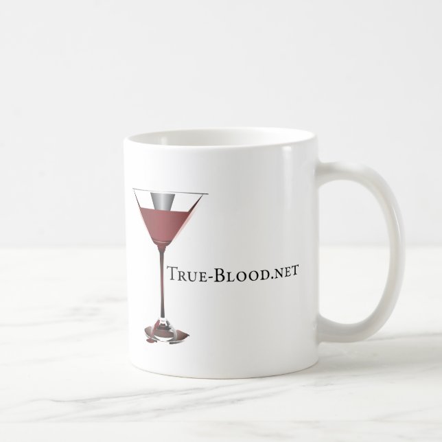 caneca grande de vidro de True-Blood.net Martini (Direita)