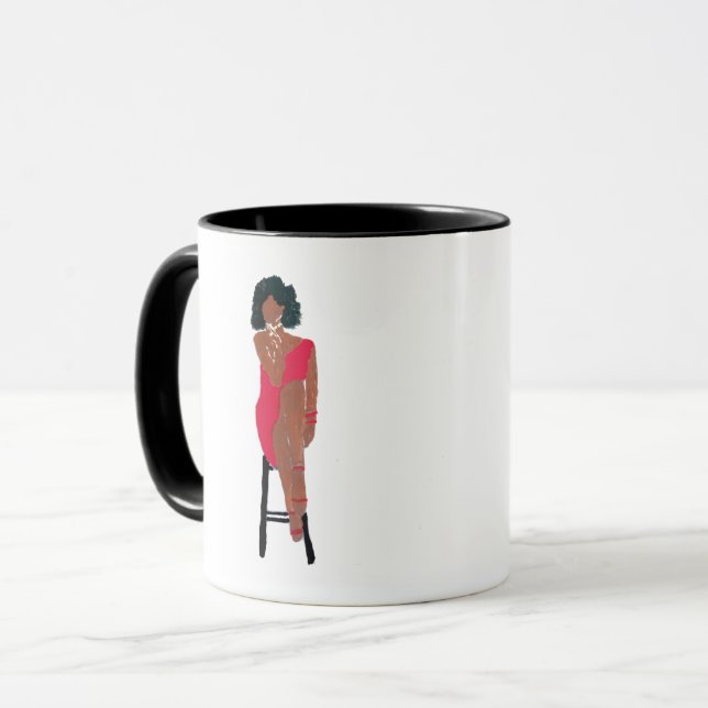 Caneca Grande Diva Mug Personalizado Mug (Frente Esquerda)