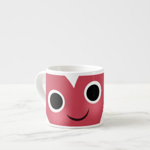 Caneca grande do café do coração
