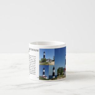 Caneca grande do café do farol do ponto do Sable