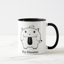 Caneca grande do monstro