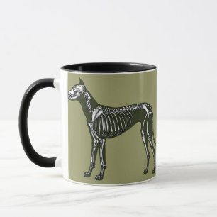Caneca Grande esqueleto de Dane