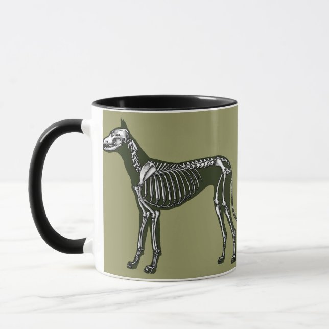 Caneca Grande esqueleto de Dane (Esquerda)