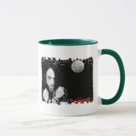 Caneca Grande Lua Distante Borda Ringer Mug