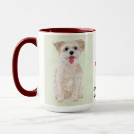 Caneca Grande Morkie Diga O Que Você Quiser