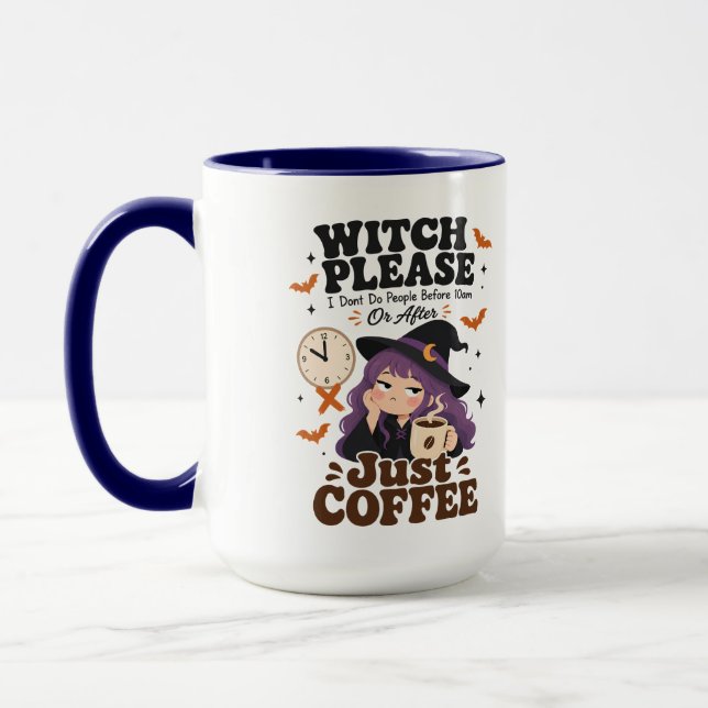 Caneca Grande Navy Witch Please Presente de Hallow (Esquerda)
