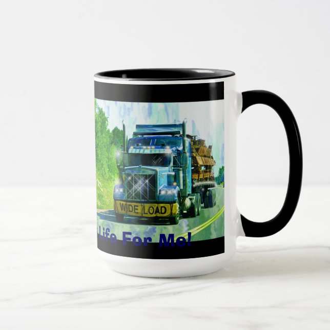 Caneca Grande Rig, Veículo de Transporte Pesado, Caminhão (Direita)