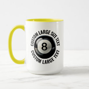 Caneca Grande Texto AMARELO Combo 15oz Personalizado 8 Bo