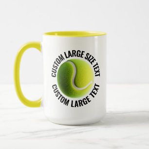 Caneca Grande Texto AMARELO Combo 15oz Tênis Personalizad