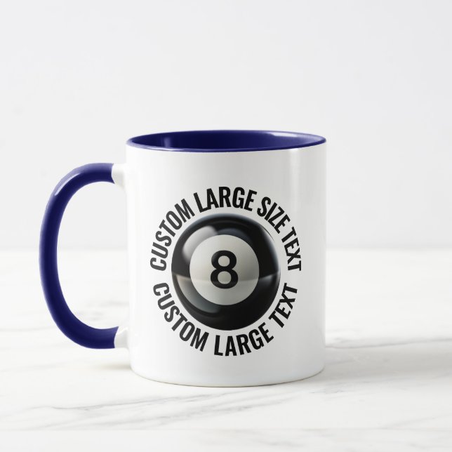 Caneca Grande Texto AZUL MARINHO Combo 11oz Personalizado (Esquerda)