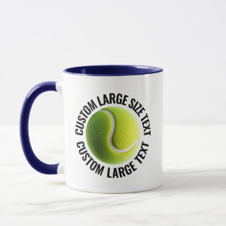Caneca Grande Texto AZUL MARINHO Combo 325ml Personalizad