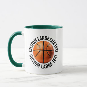 Caneca Grande Texto HUN. GREEN Combo 11oz Basquete Person
