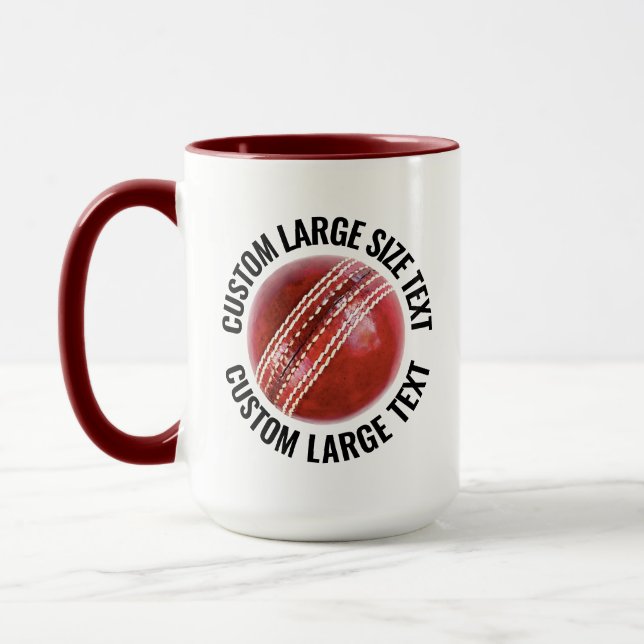 Caneca Grande Texto MAROON Combo 15oz Críquete Personaliz (Esquerda)
