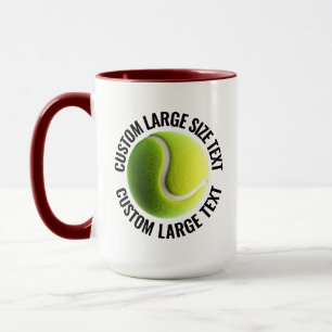 Caneca Grande Texto MAROON Combo 15oz Tênis Personalizado