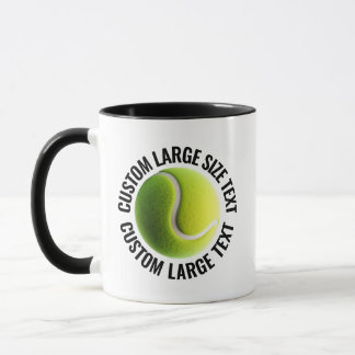 Caneca Grande Texto PRETO Combo 11oz Tênis Personalizado