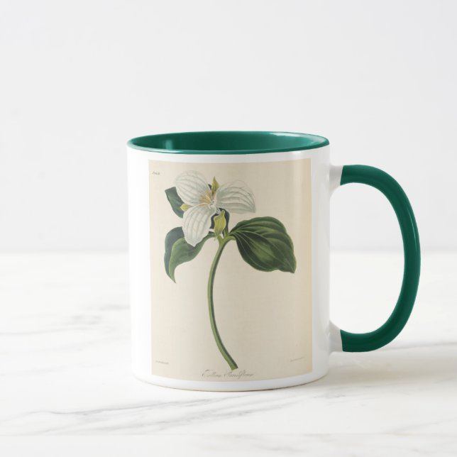 Caneca Grande Trillium florescido (Direita)