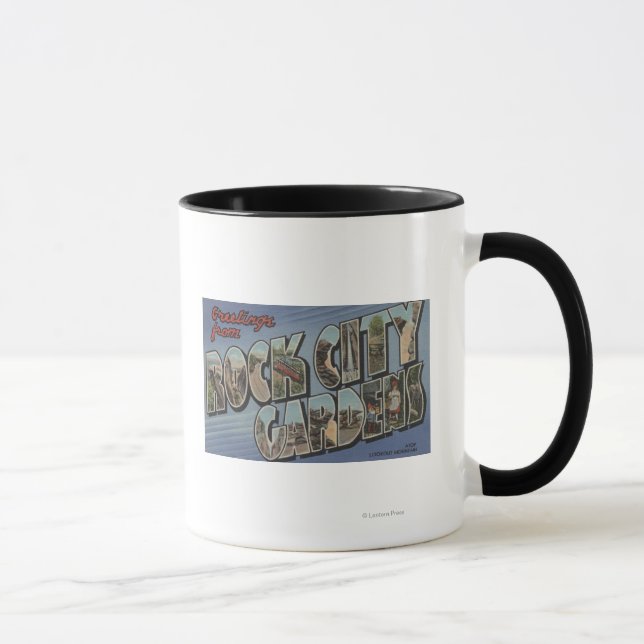 Caneca Grandes Cenas - Jardins de Rock City, TN (Direita)