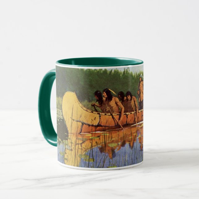 Caneca Grandes Exploradores de Remington, Pioneiros Vinta (Frente Esquerda)