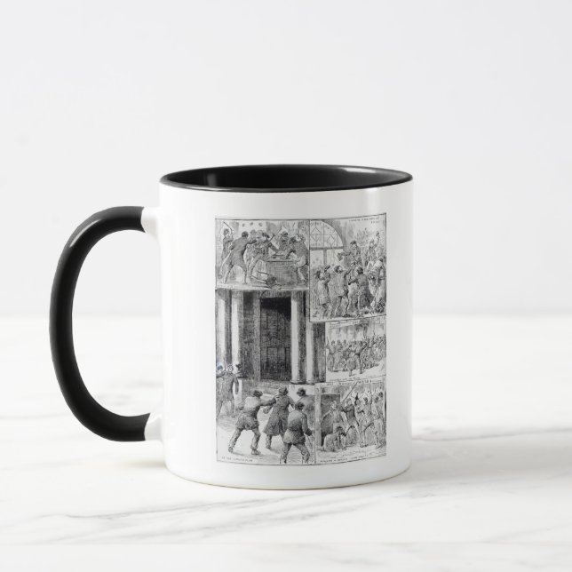Caneca Grandes motins em Londres (Esquerda)