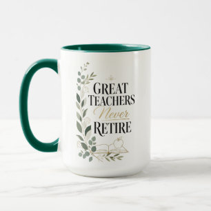 Caneca Grandes Professores Nunca Se Aposentam