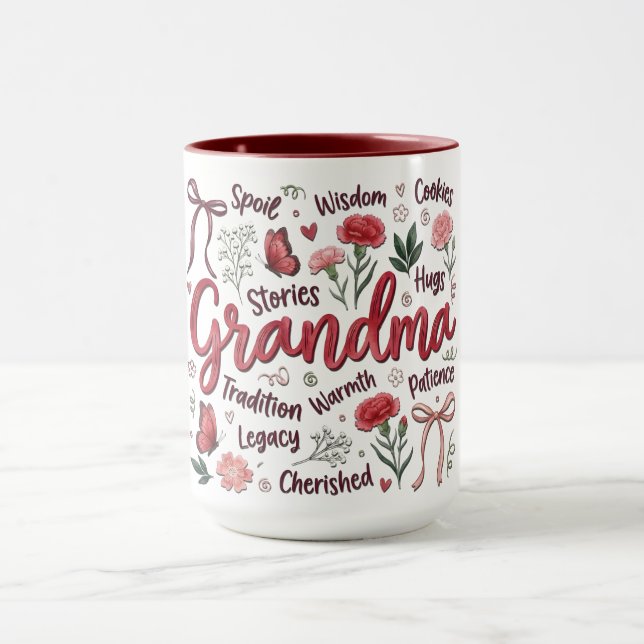 Caneca Grandma Botanical Coquette (Centro)
