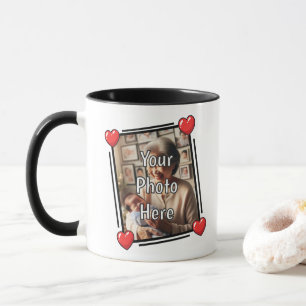 Caneca Grandma Photo Keepsake Filled with Love
