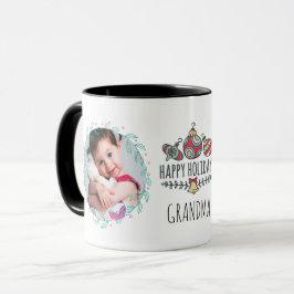 Caneca GRANDMA PHOTO MUG - Netos de presentes de Natal