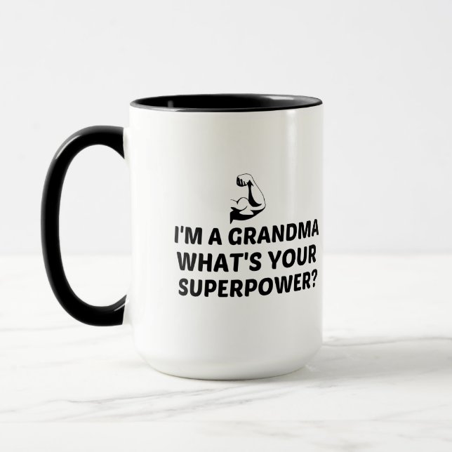 CANECA GRANDMA SUPERPOWER (Esquerda)