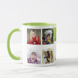 Caneca GRANDPA Foto Mug 10 x Netos de Colagem Fotografias