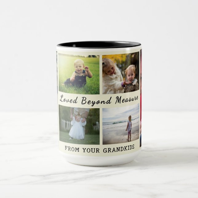 Caneca Grandparents Day Mug – Loved Beyond Measure  (Centro)