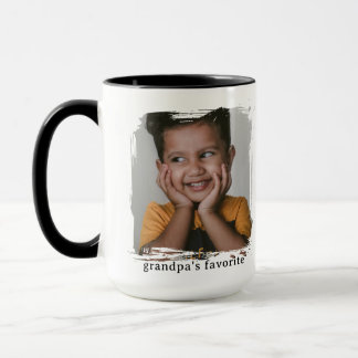 Caneca Grandpas Favorite Funny Photo Custom Mug