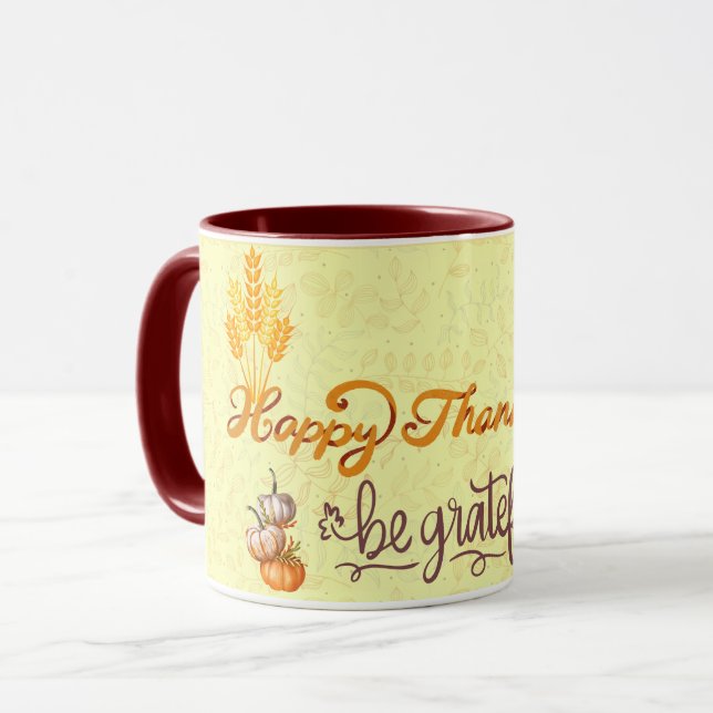 Caneca Grateful Heart (Frente Esquerda)