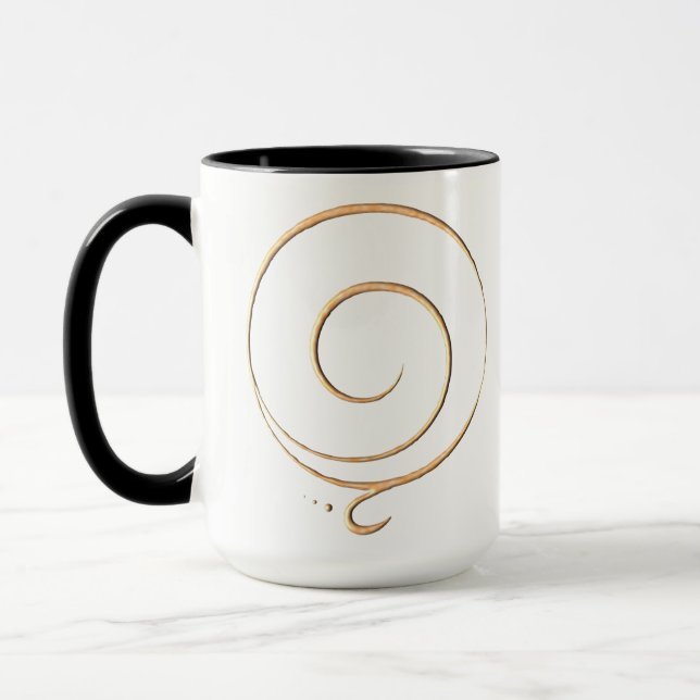 Caneca Gratidão Dourada (Esquerda)