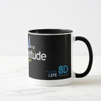 Caneca Gratitude - vida 8D