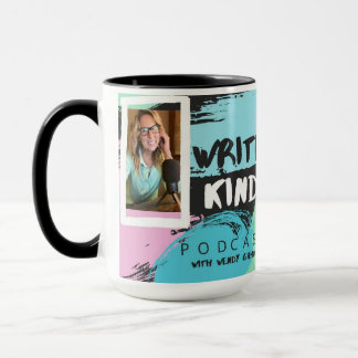 Caneca Gravar Como Podcast Write Kinder Mug