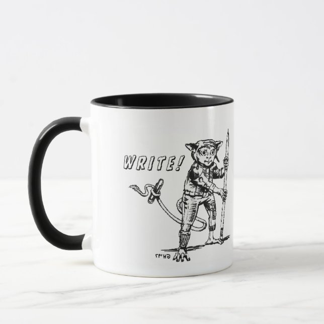 Caneca Gravar Mug de Café com Inspiração de Alienígena (Esquerda)