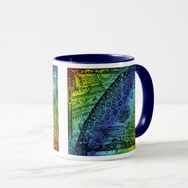Caneca Gravura Flammarion Céu e Terra (Frente Esquerda)