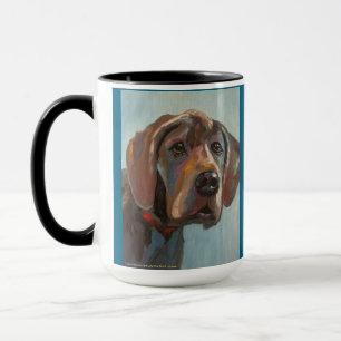 Caneca Great Dane Mug de dois tons, 15 oz