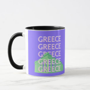 Caneca Grécia, Arte Viagem de Atenas