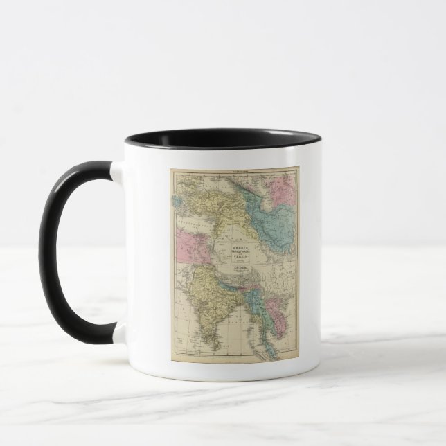 Caneca Grécia, Turquia, Pérsia, Índia (Esquerda)