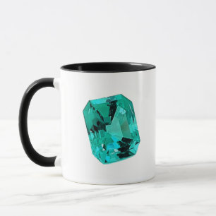 Caneca Green Emerald Gemstone