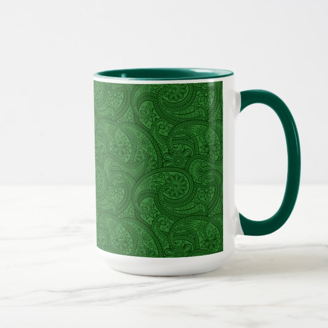 Caneca Green Paisley (Direita)