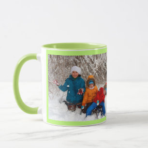 Caneca Green Personalize Modelo de Fotografia Gift Coffee