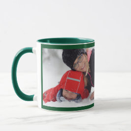Caneca Green Personalize Modelo de Fotografia Gift Coffee